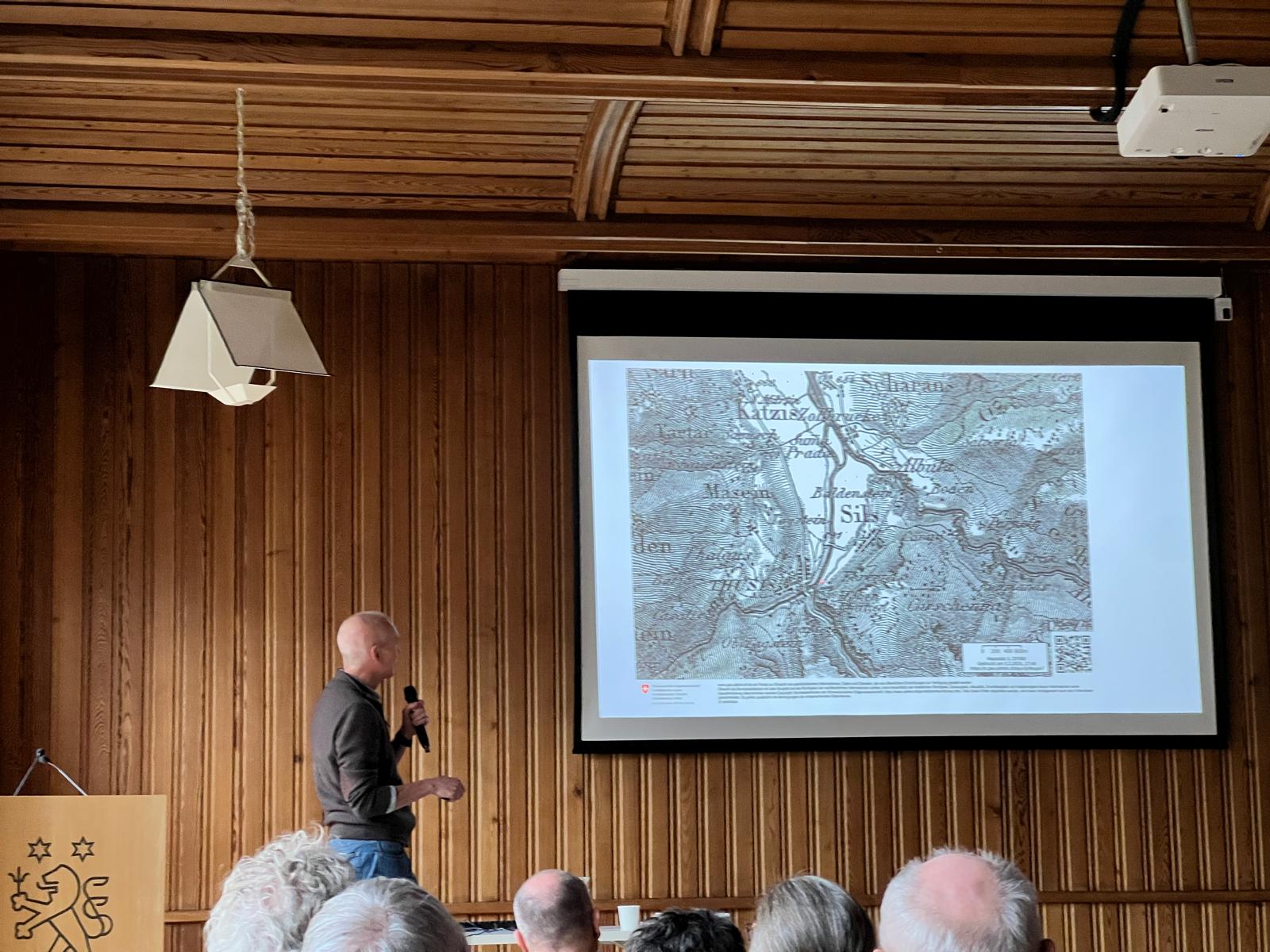 Alpine Bewässerungslandschaft